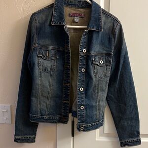 Silver Jeans Dark Blue Denim Jacket